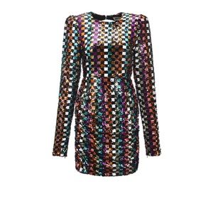 AMYLYNN Tango Multi Sequin Dress Sz L